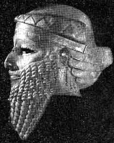 Саргон Аккадский (правил 2316-2261 г до н.э. Двуречьем) Бронза.