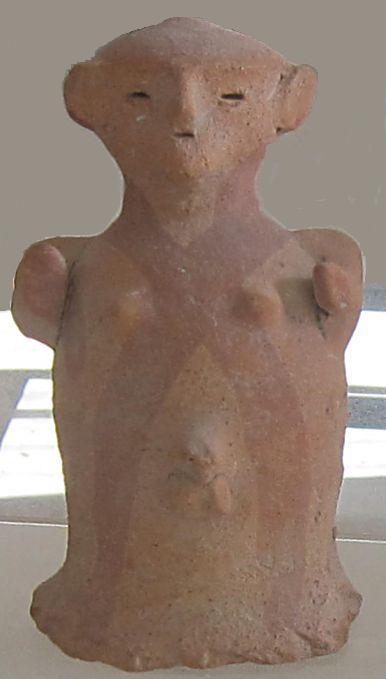 Финикийское божество.  7 в.до н.э.  Нац. музей Туниса. Фото Лимарева В.Н. 