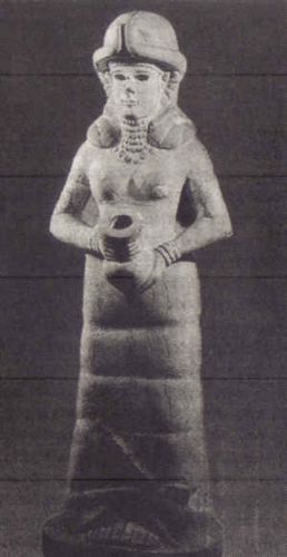 Статуэтка обнаруженная при раскопках города Эбла